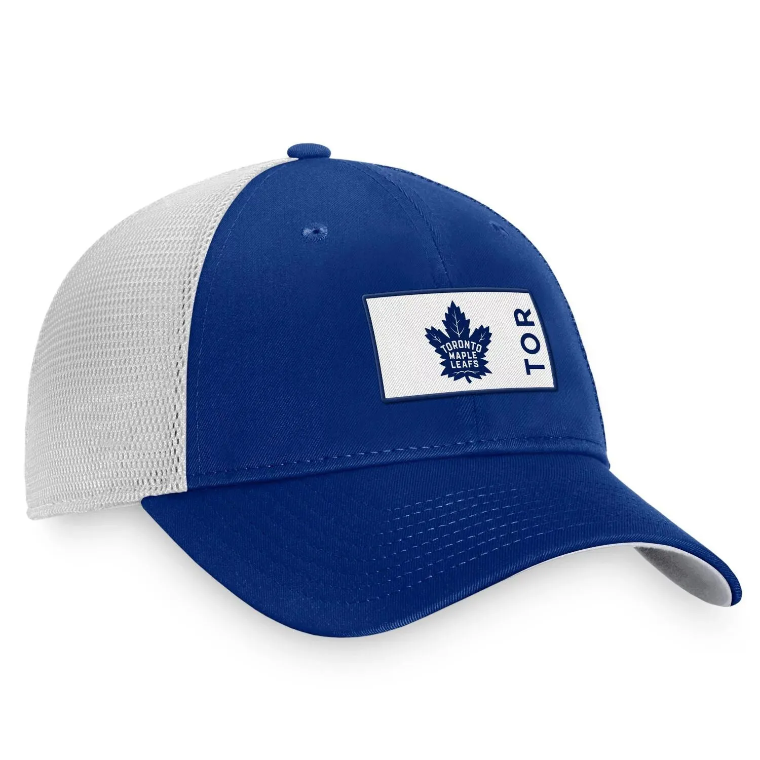 Men's Blue Fanatics Toronto Maple Leafs Authentic Pro Rink Trucker Snapback Cap