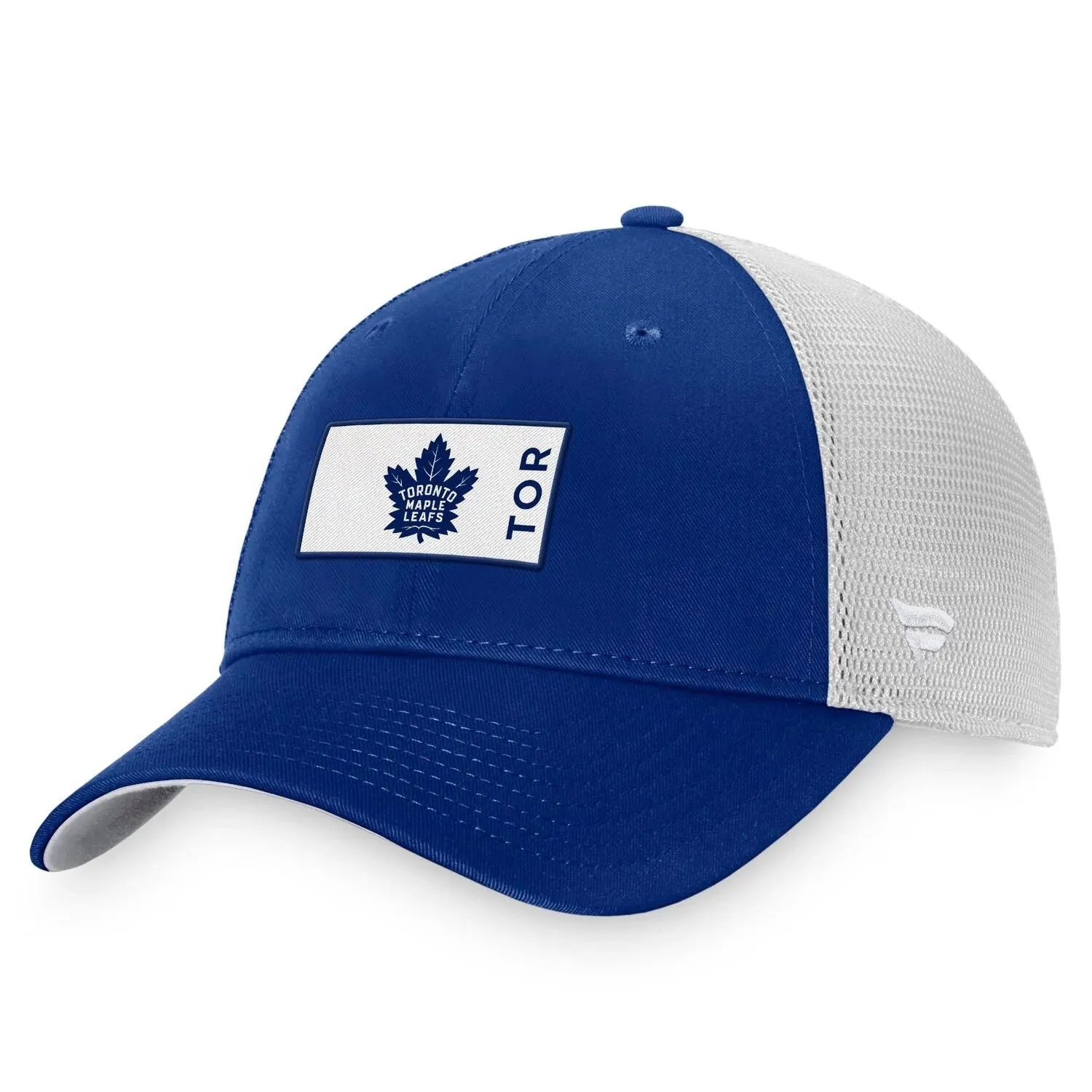 Men's Blue Fanatics Toronto Maple Leafs Authentic Pro Rink Trucker Snapback Cap