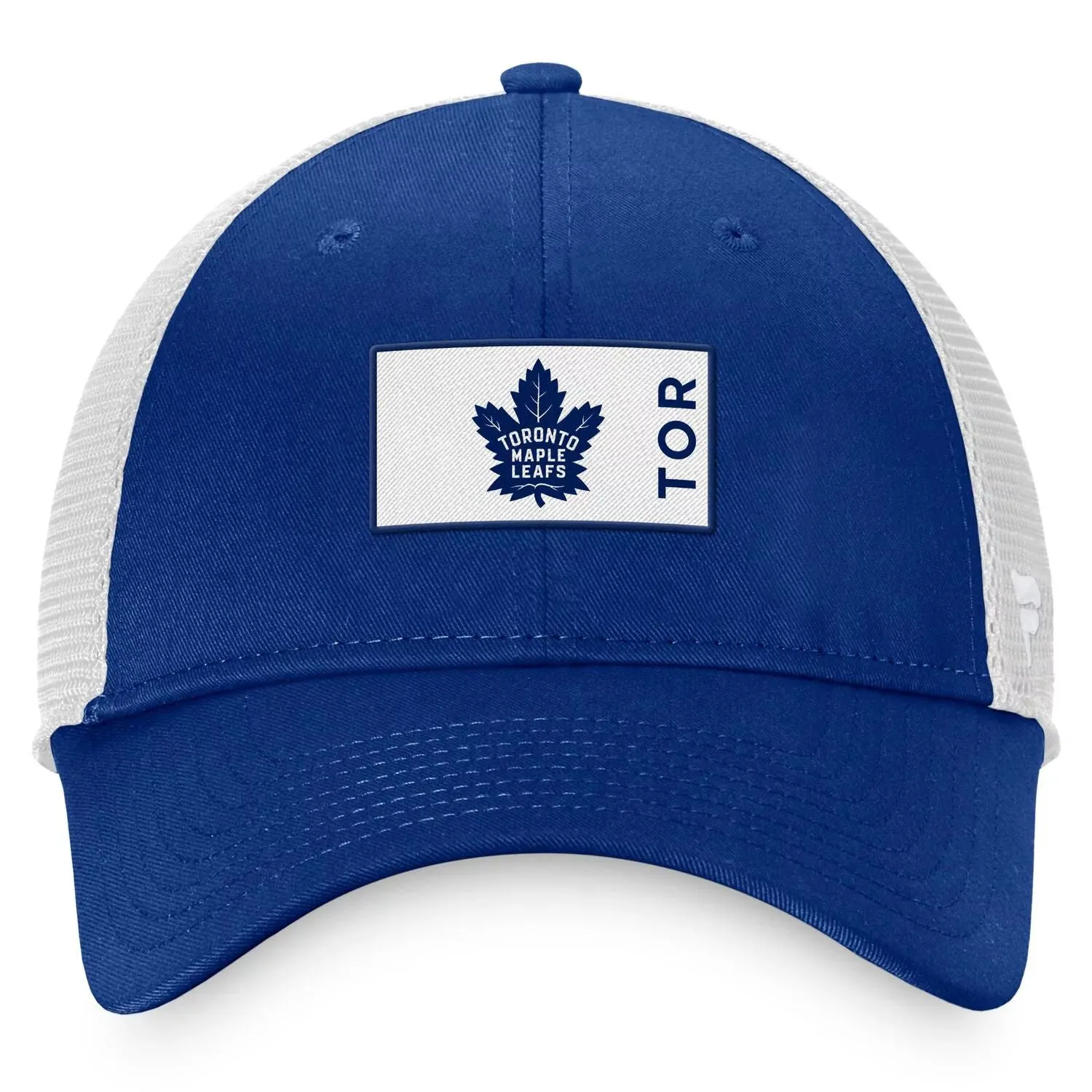 Men's Blue Fanatics Toronto Maple Leafs Authentic Pro Rink Trucker Snapback Cap