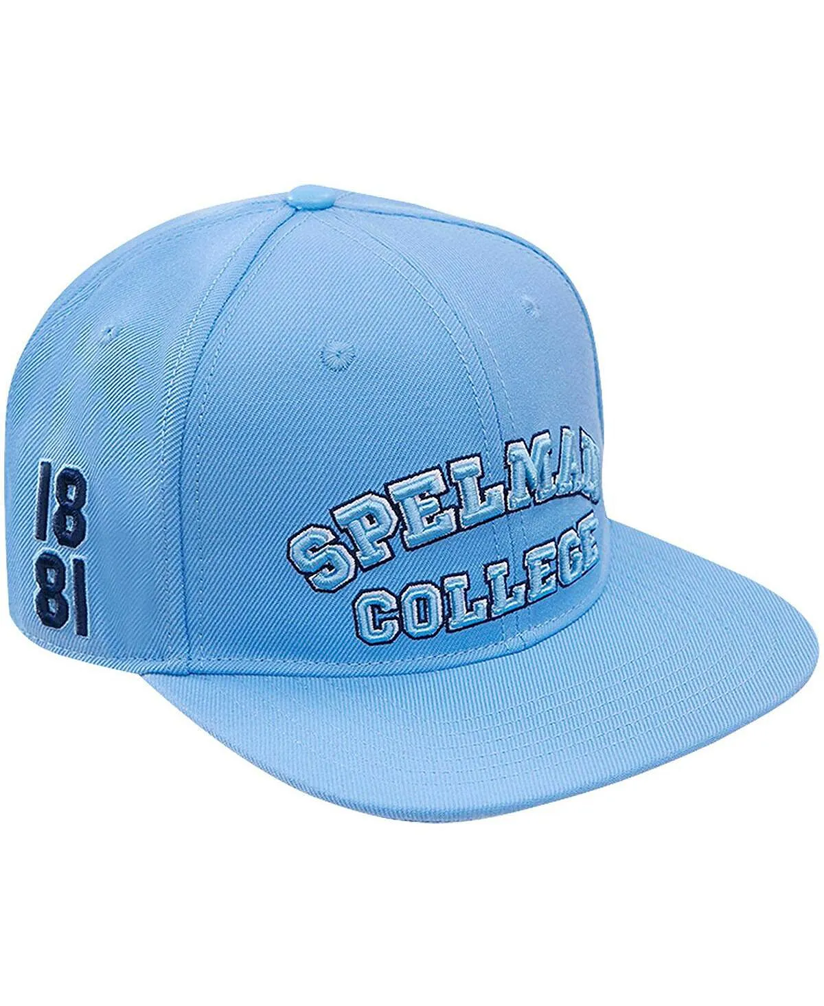 Men's Blue Spelman College Jaguar Evergreen Spelman College Snapback Pro Standard Cap