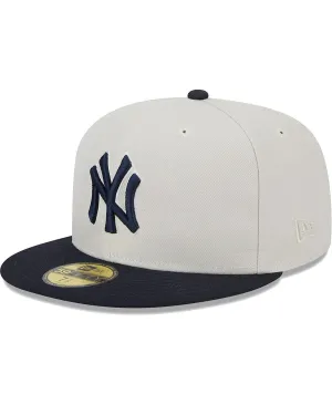 Men's Gray Navy New York Yankees World Class Cap with Back Patch 59FIFTY. New Era