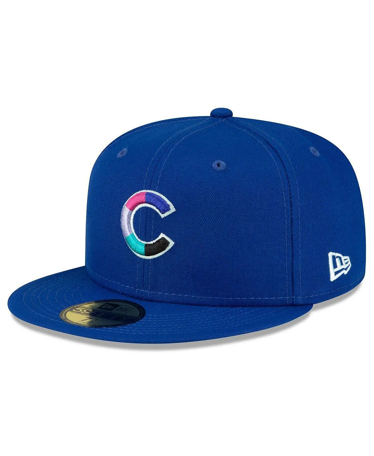 Men's Royal Chicago Cubs 2016 World Series Polar Lights 59FIFTY New Era Fitted Cap