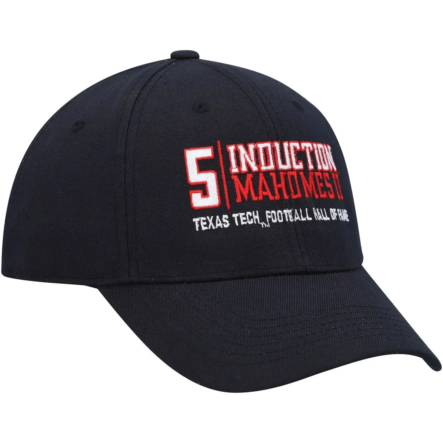 Men's Under Armor Patrick Mahomes Black Texas Tech Red Raiders Adjustable Cap Football Hall of Fame