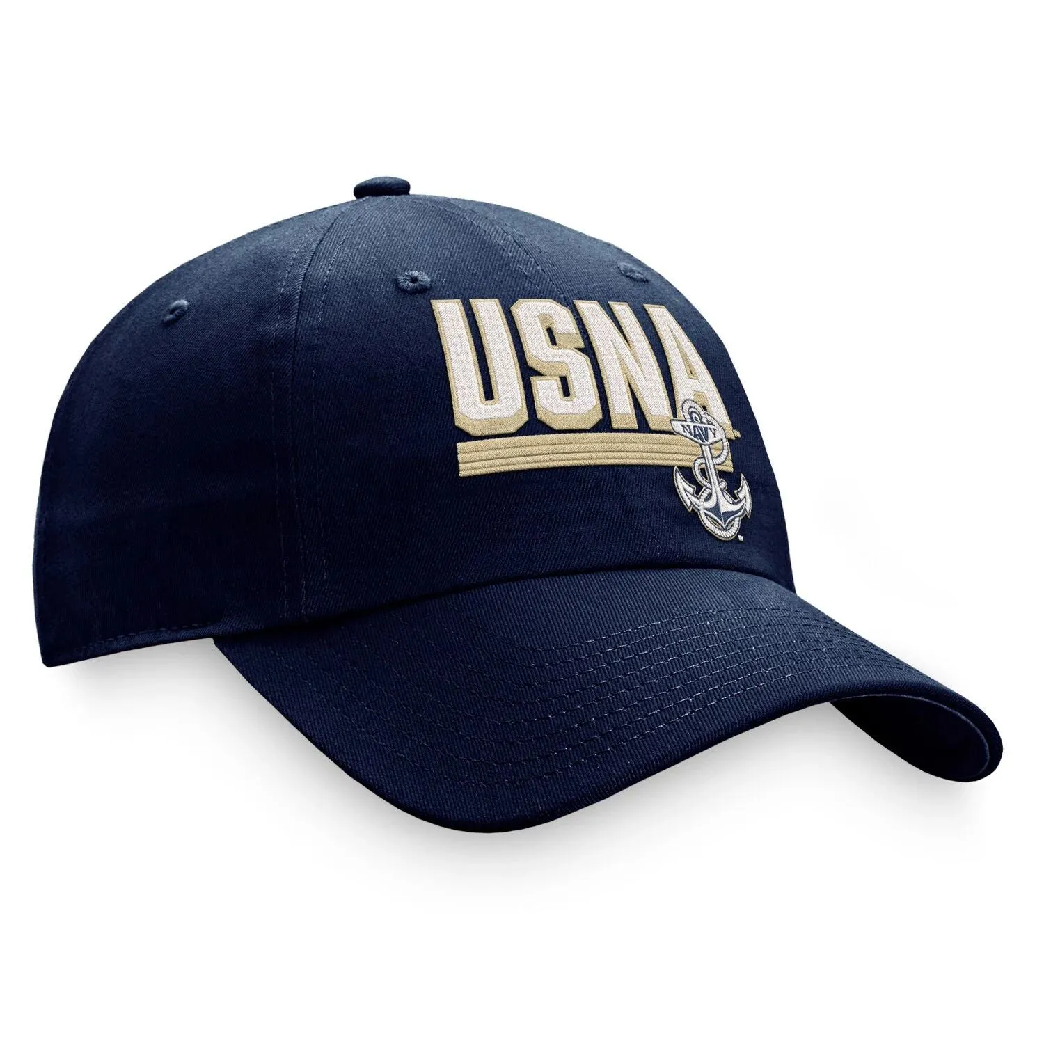 Men's World Top Navy Blue Adjustable Midshipman Hat