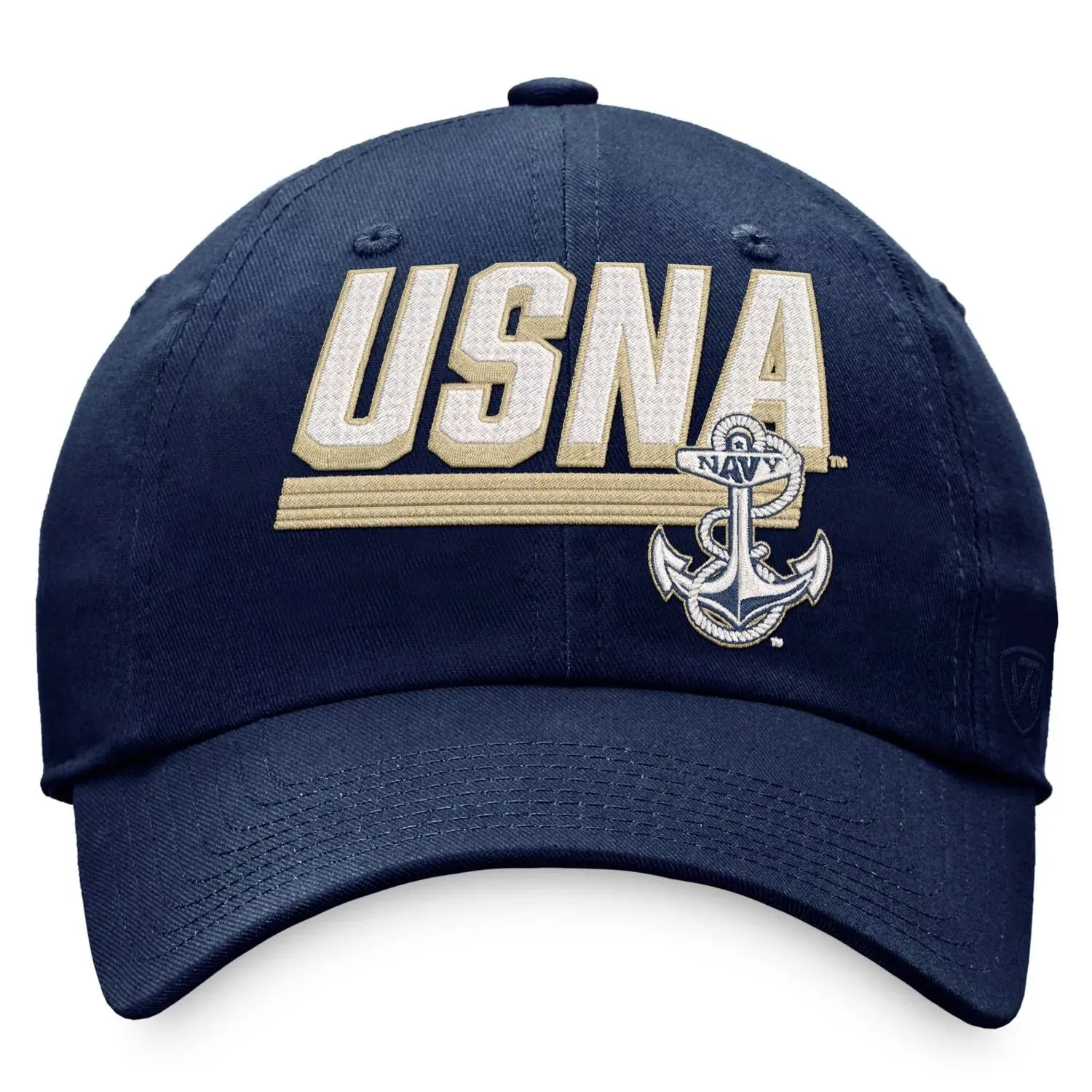 Men's World Top Navy Blue Adjustable Midshipman Hat