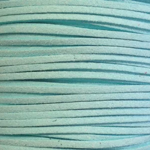 Mint Faux Suede Leather Cord per metre