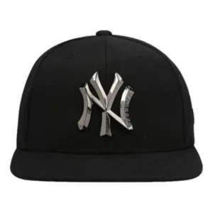 MLB Logo Baseball Cap Black