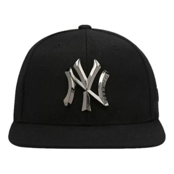 MLB Logo Baseball Cap Black