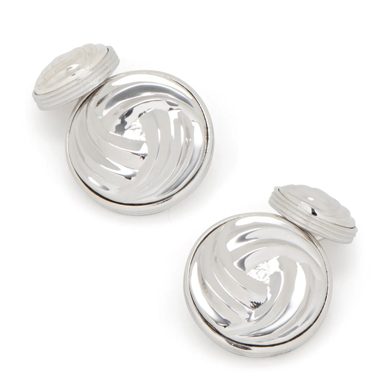 Modern Knot Sterling Silver Cufflinks