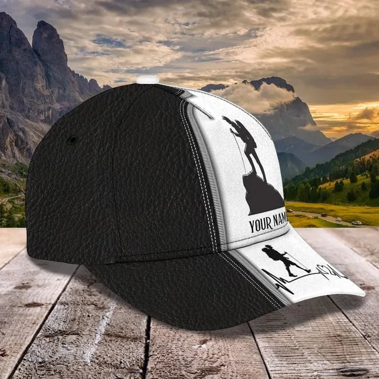 Personalized Hiking Girl 3D Baseball Cap for Girl Who love Hiking, Girl Hiking Hat