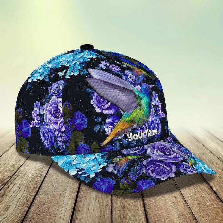 Personalized Hummingbird 3D Baseball Cap, Hummingbird Hat for Lovers