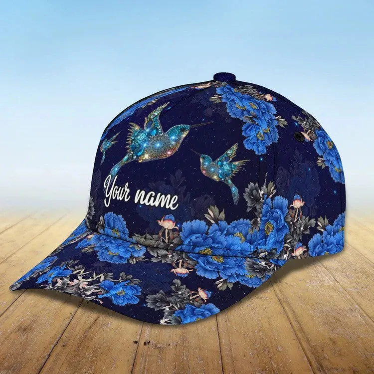 Personalized Hummingbird 3D Baseball Cap, Hummingbird Hat for Lovers