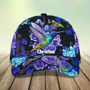 Personalized Hummingbird 3D Baseball Cap, Hummingbird Hat for Lovers