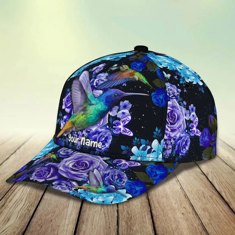 Personalized Hummingbird 3D Baseball Cap, Hummingbird Hat for Lovers