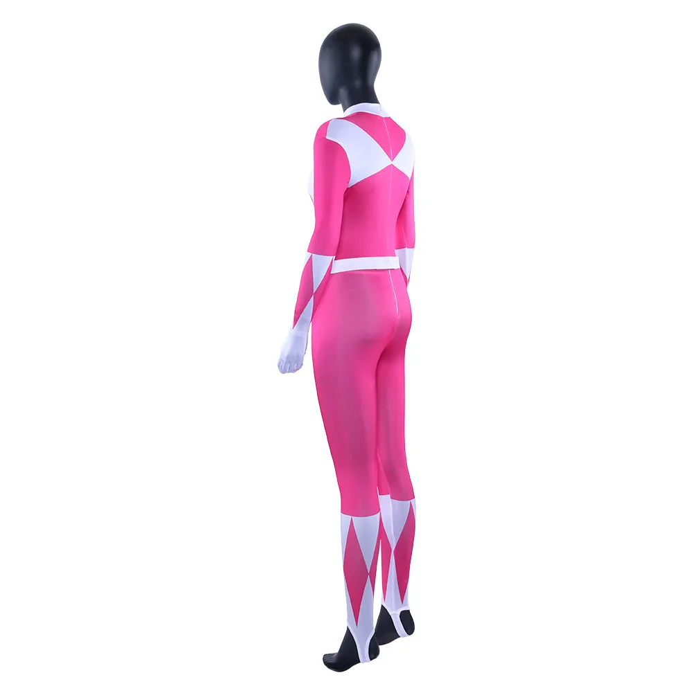 Power Rangers Pink Power Ranger Kimberly Hart Outfit Cosplay Costume