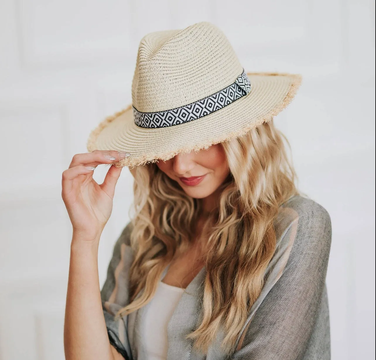 Pretty Simple s Camille Sun Fedora with Geometric Band