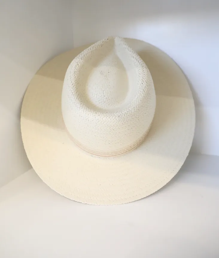 Rag & Bone - Packable Straw Fedora in Natural