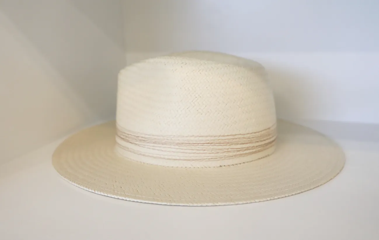 Rag & Bone - Packable Straw Fedora in Natural