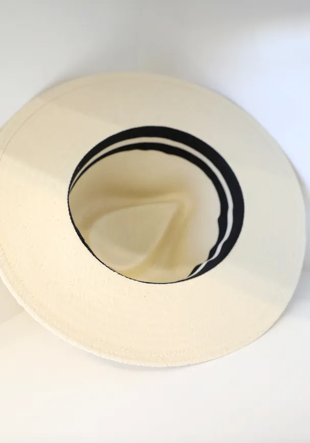 Rag & Bone - Packable Straw Fedora in Natural