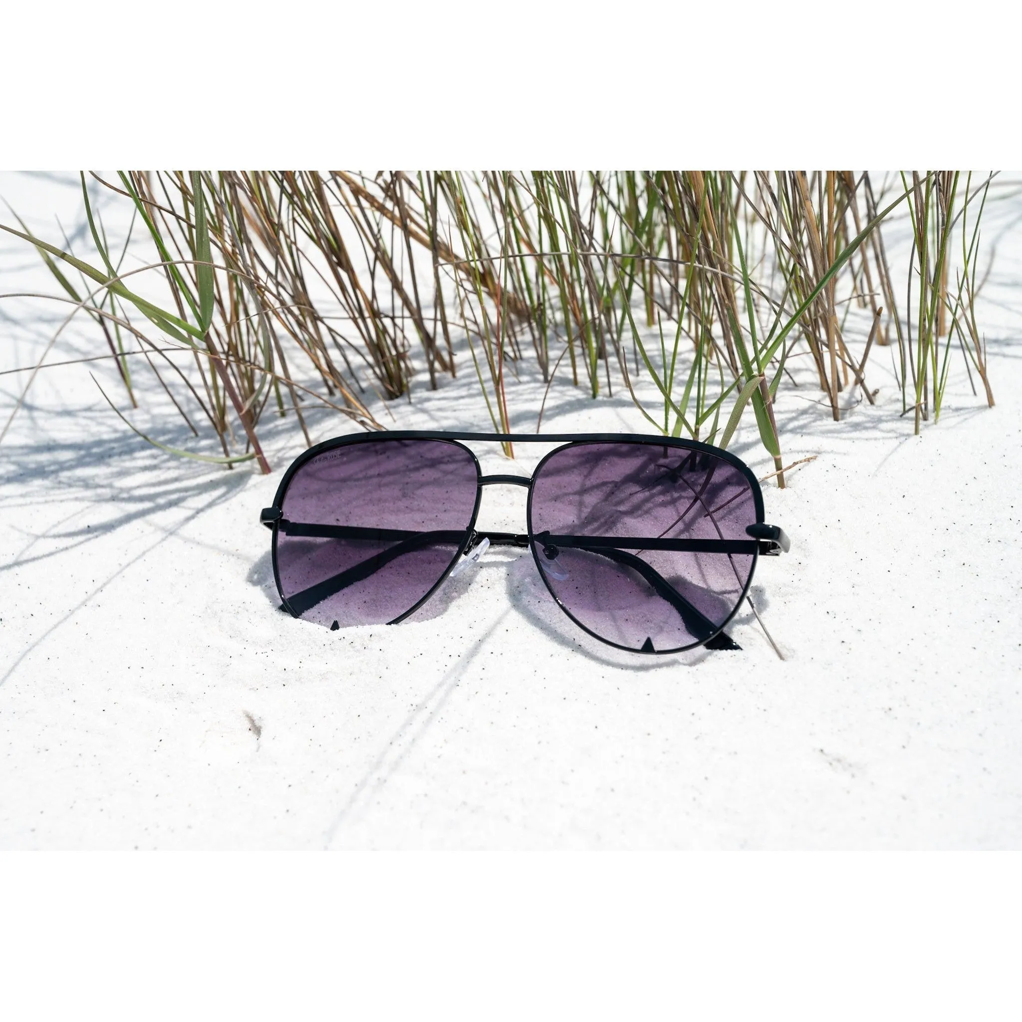 Ready to Ship | The Black Gradient Kay - High Quality Unisex Aviator Sunglasses*