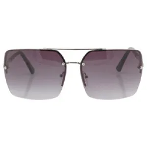 RIPPER Silver Aviator Sunglasses