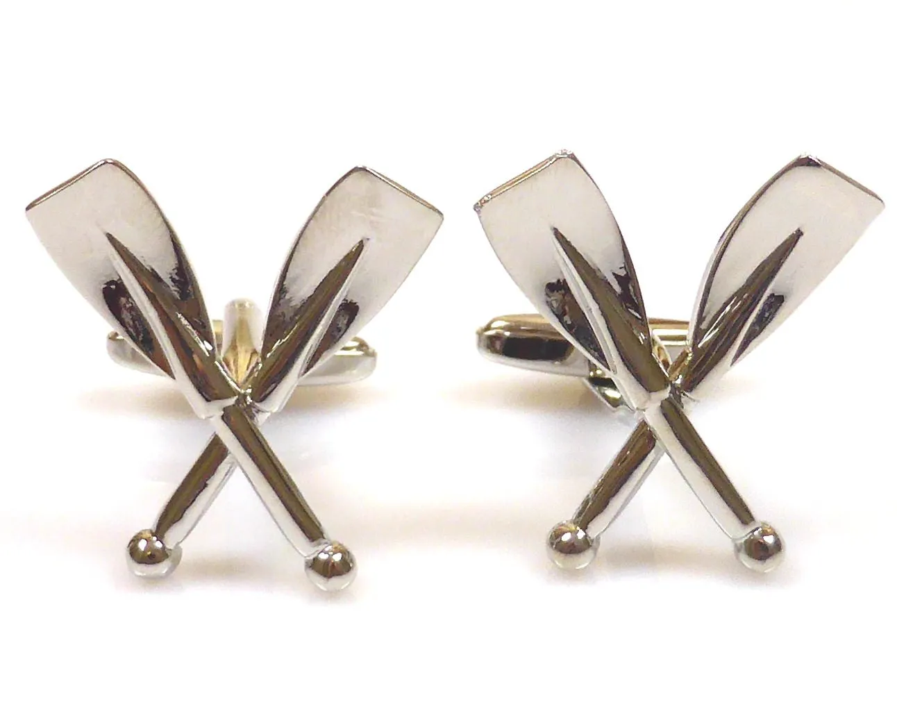 Rowing,  oars cufflinks