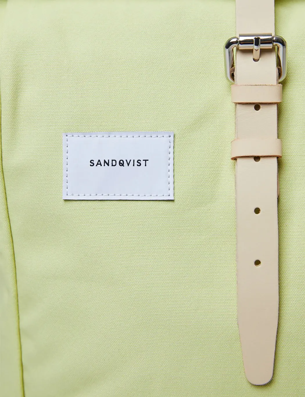 Sandqvist Dante Roll Top Backpack - Lemon