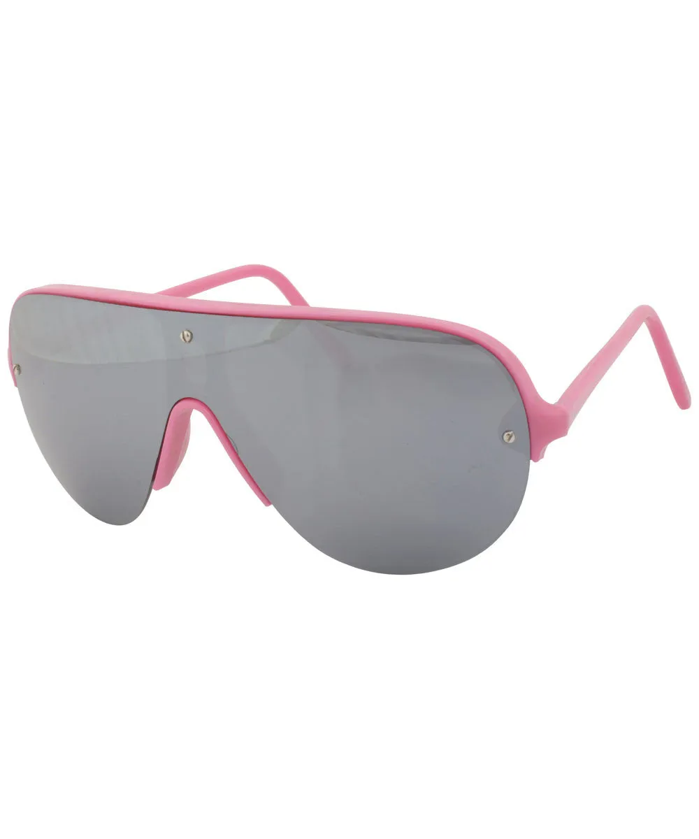 SHAPES Pink Aviator Sunglasses