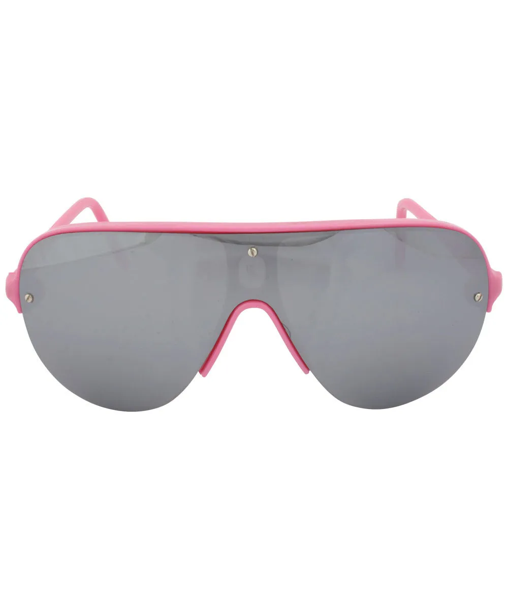 SHAPES Pink Aviator Sunglasses