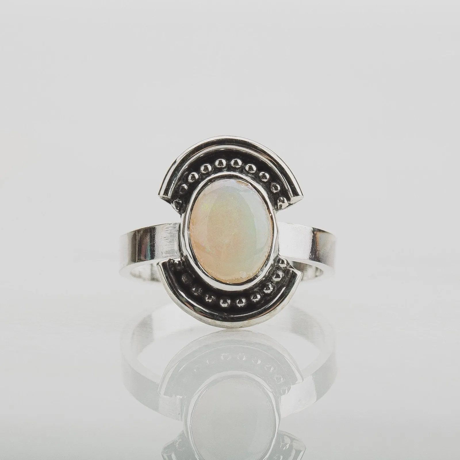 Size 5.25 Opal Shield Ring