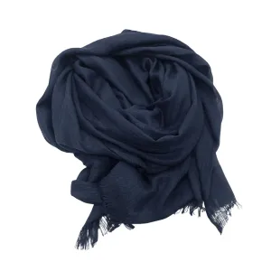 Soft Bamboo Scarf – Navy