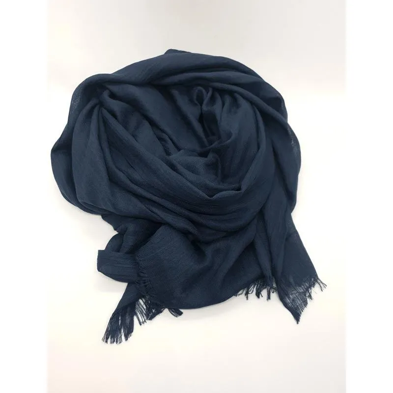 Soft Bamboo Scarf – Navy