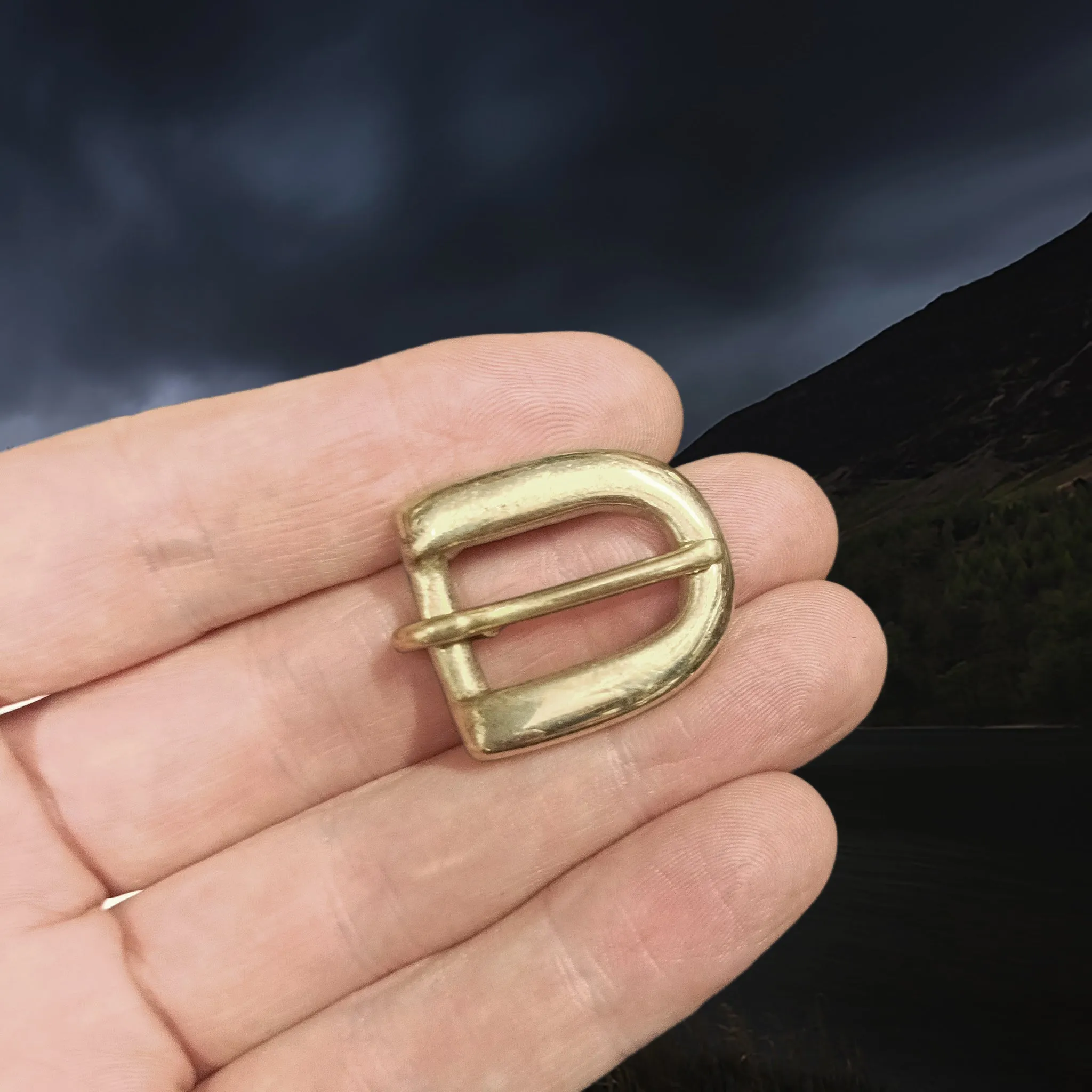 Solid Brass D-Buckle For Reenactment Belts