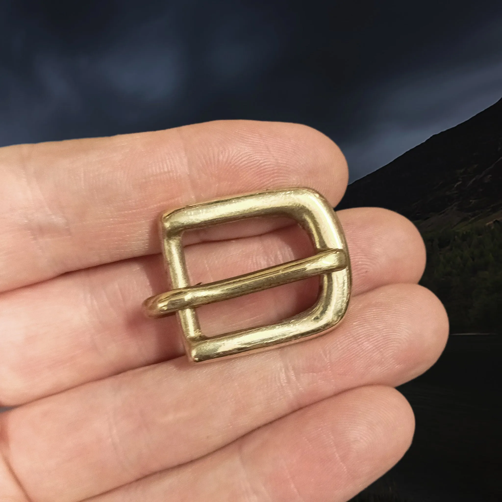 Solid Brass D-Buckle For Reenactment Belts