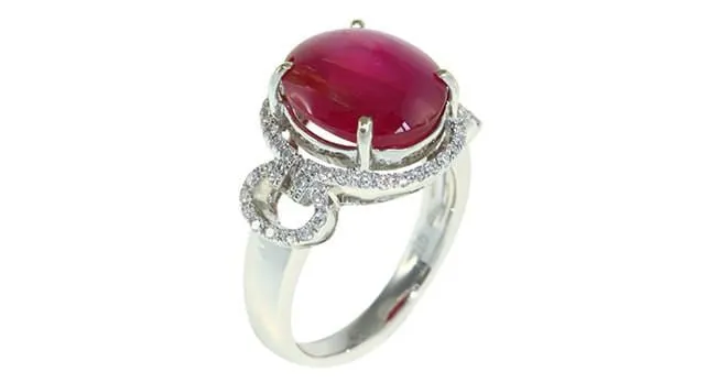 Star Ruby Ring 7.48ct