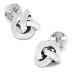 Sterling Silver Knot Cufflinks