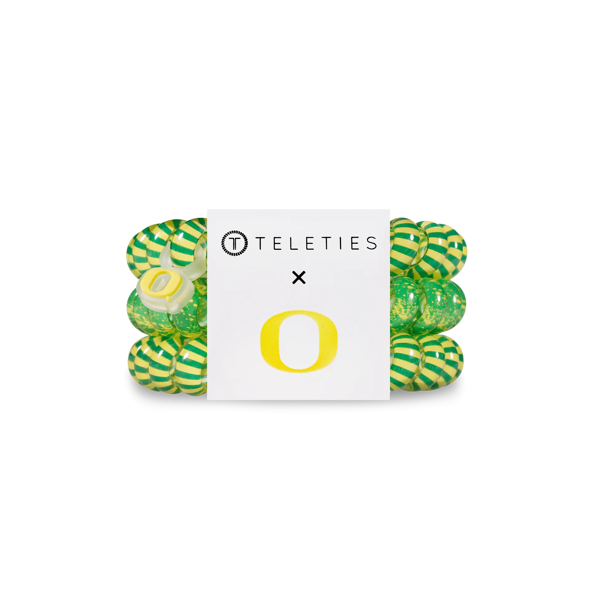 Teleties Hair Tie - Large Band Pack of 3 - University of Oregon