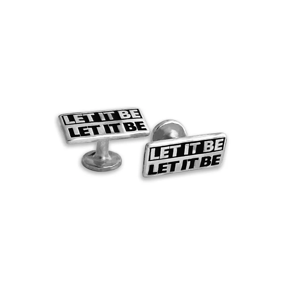 The Beatles Let It Be Handmade Sterling Silver Cufflinks