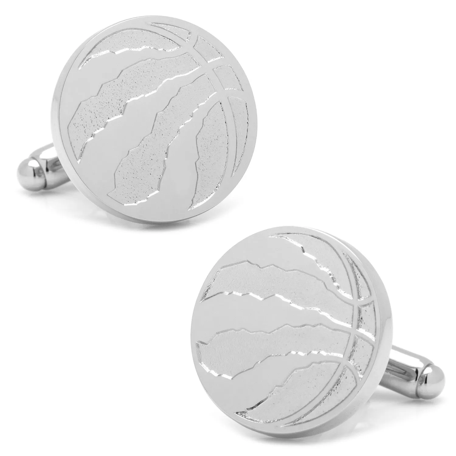 Toronto Raptors Silver Edition Cufflinks