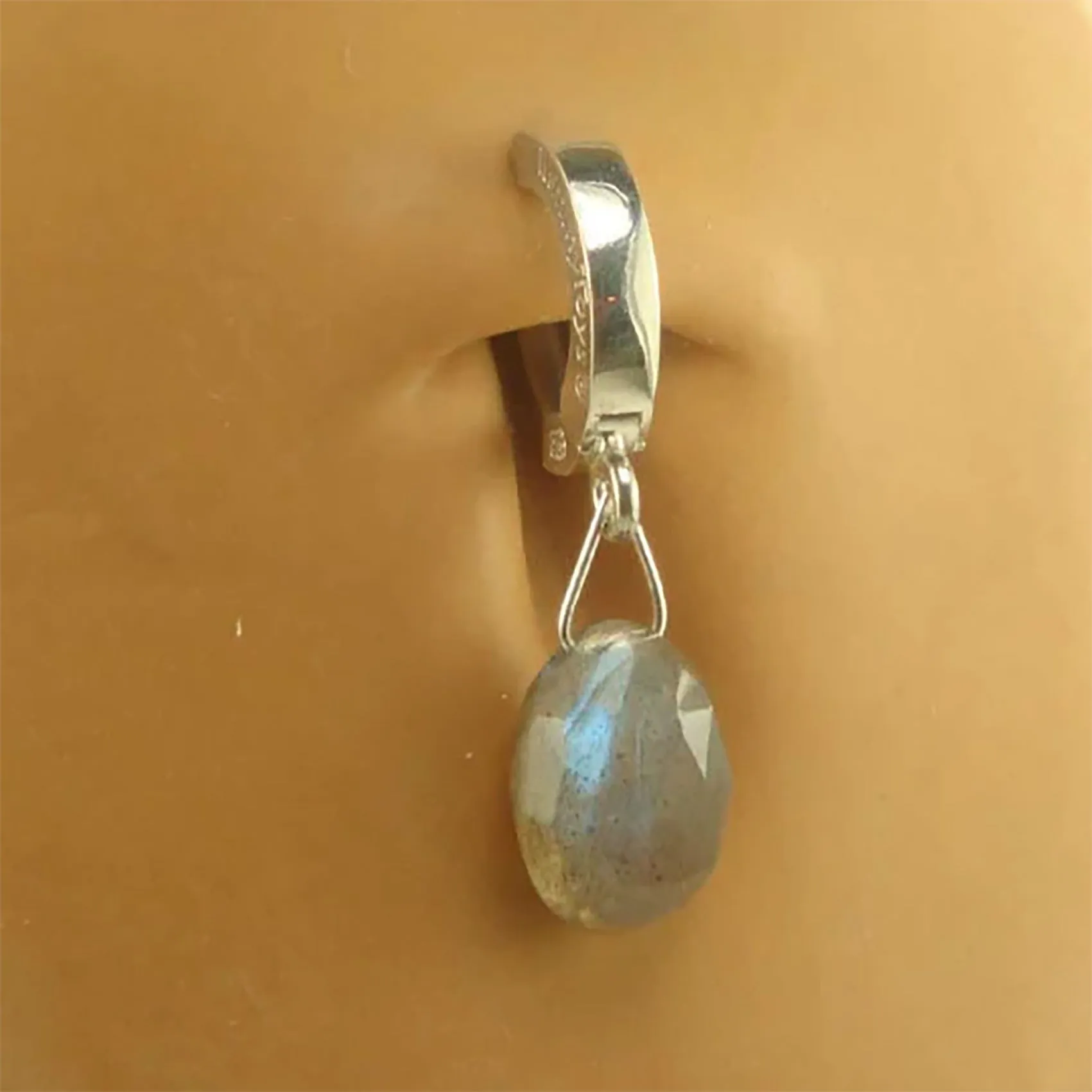 TummyToys® Labradorite Belly Ring Hoop