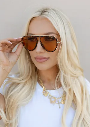 Untangled Ivy Luxe Tortoise Tangle Free Aviators