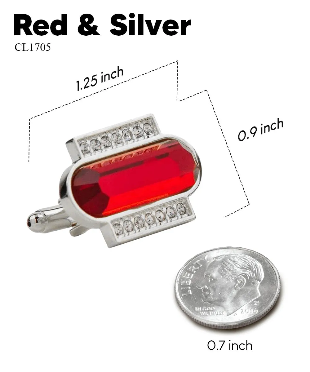 Vittorio Vico Capsule Colorstone Cufflinks: CL17XX Series