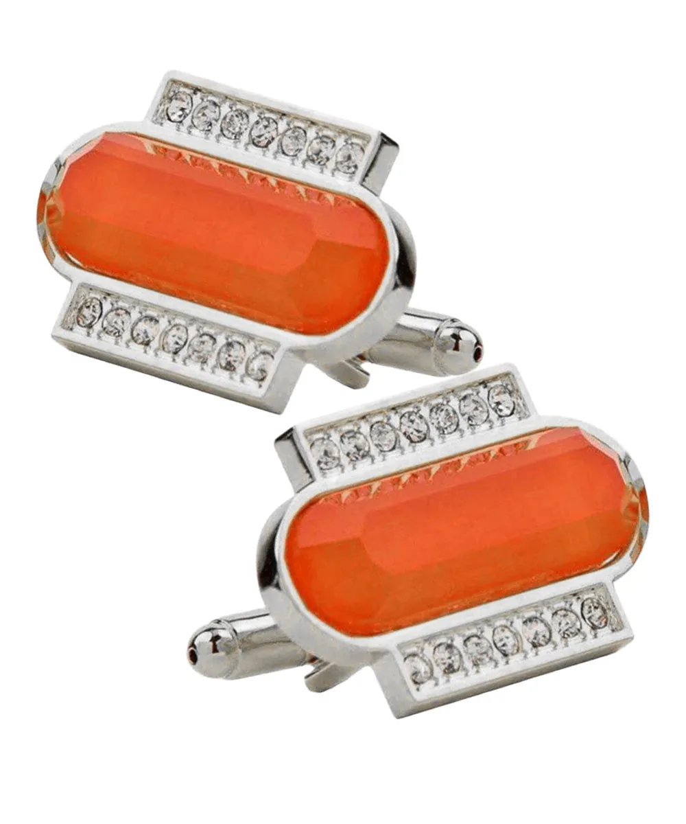 Vittorio Vico Capsule Colorstone Cufflinks: CL17XX Series