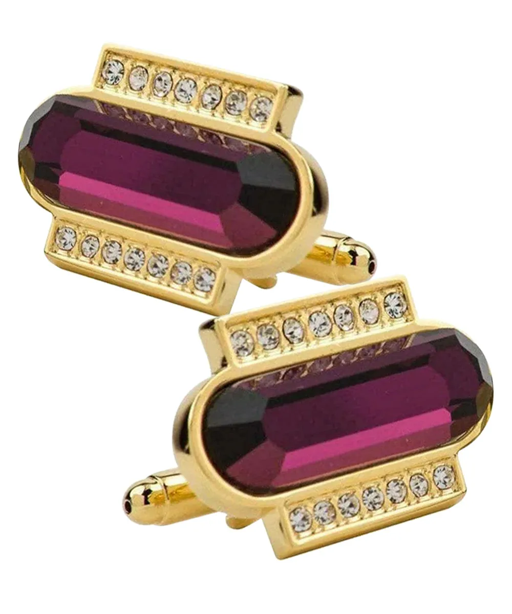 Vittorio Vico Capsule Colorstone Cufflinks: CL17XX Series