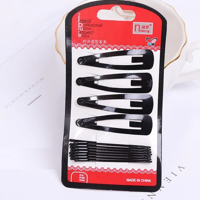 Wholesale Cheap High Quality Hair Accessories For Women Metal Girls Hair Pins Salon Bobby Barrettes Female Hairgrips Hair Clips