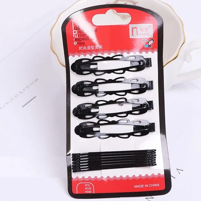 Wholesale Cheap High Quality Hair Accessories For Women Metal Girls Hair Pins Salon Bobby Barrettes Female Hairgrips Hair Clips