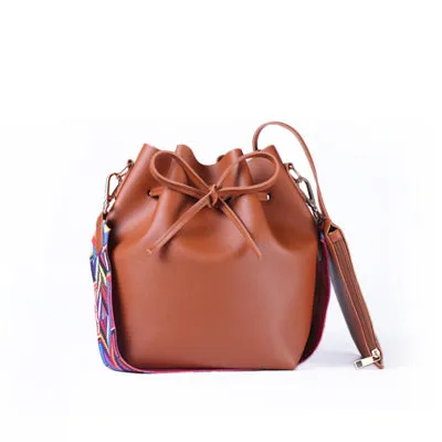 Women bag with Colorful Strap